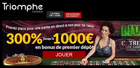 Casino triomphe bonus